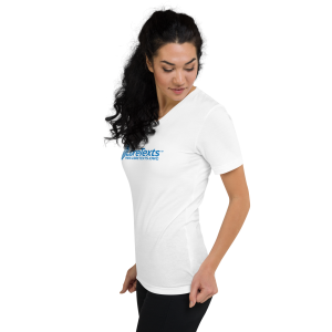 Unisex Short Sleeve V-Neck T-Shirt