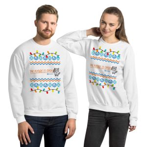 LibreTexts Official Ugly Holiday Unisex Sweatshirt